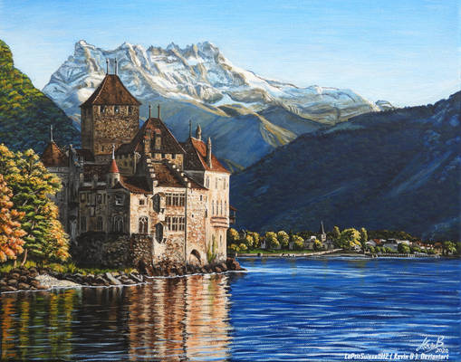 Chateau de Chillon sur la Toile