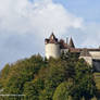 Le Chateau de Gruyeres vu de l'Est / Recadre