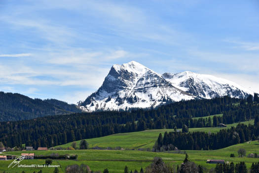 Le Moleson depuis Vaulruz