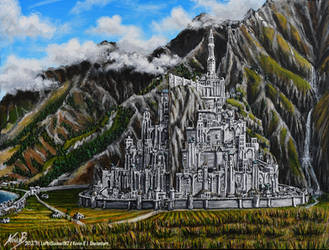 Minas Tirith, La ville Blanche by LePtitSuisse1912