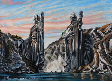 L'Argonath, Les Piliers des Rois