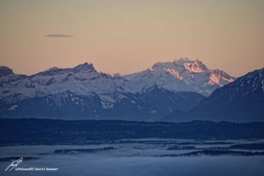 Dents de Morcles et Grand Combin