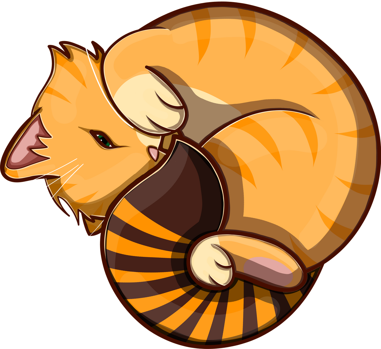 Round Cat Pattern Round Cat 2 by mympf on DeviantArt