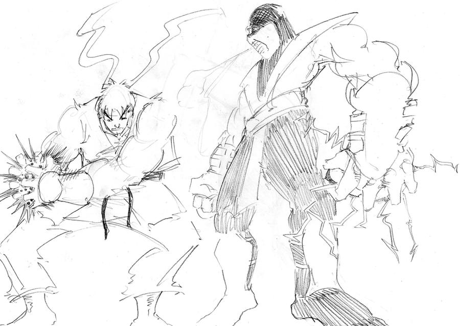 Sub Zero Vs Ryu Sub-Zero vs Ryu by chorns on DeviantArt