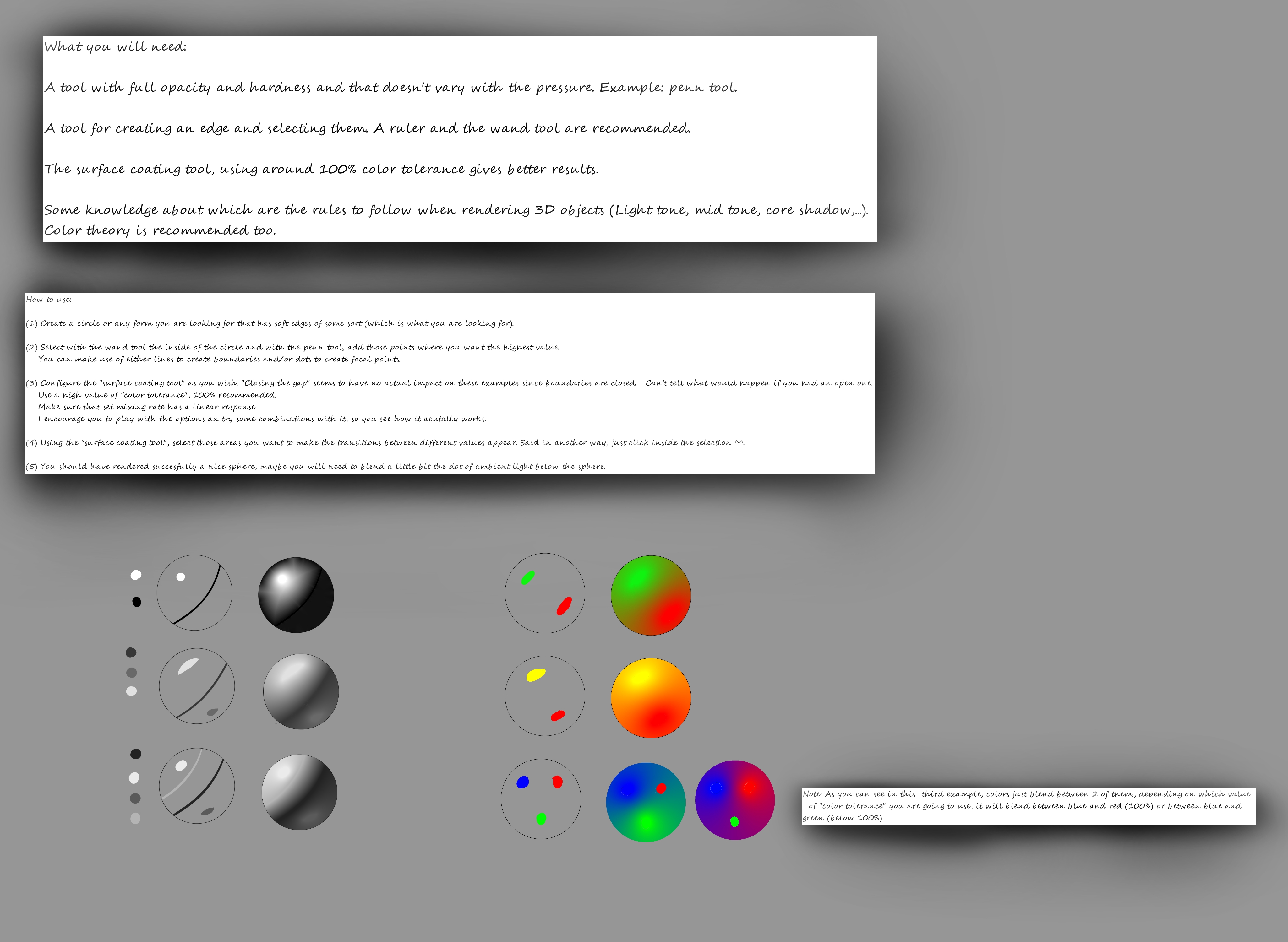 Illuststudio: Surface Coating tool tips