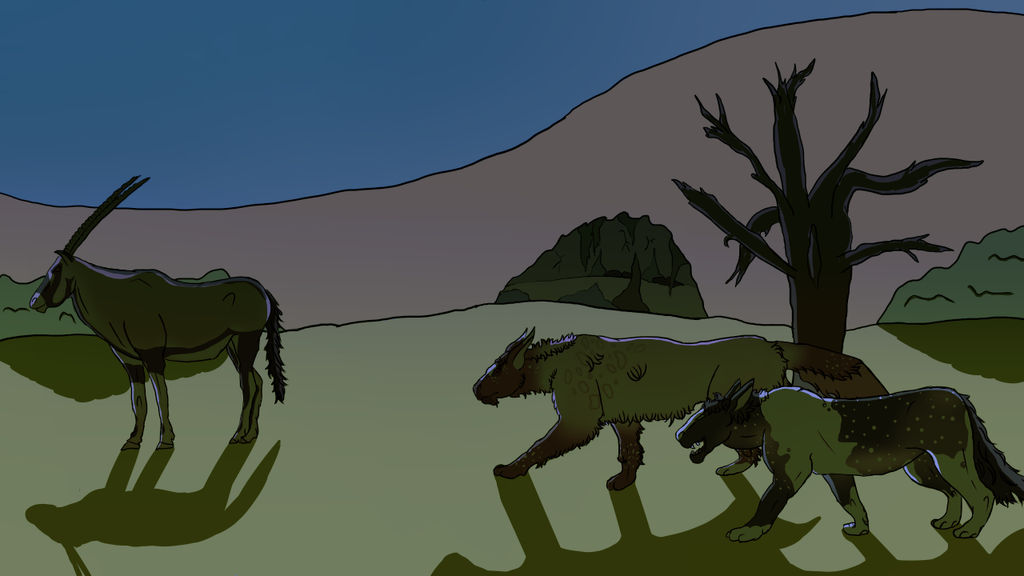 Starlit hunt by FalconFountains on DeviantArt