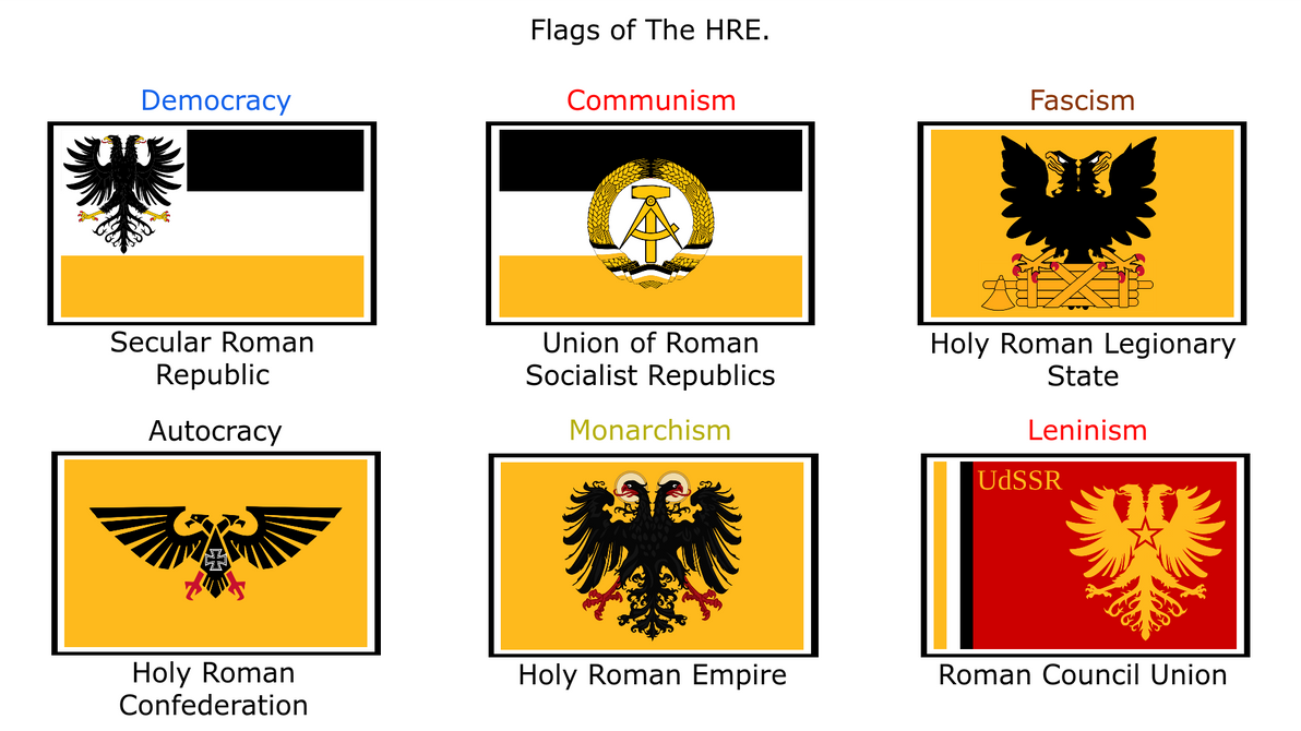 Flags of the HRE by Seacatlol on DeviantArt