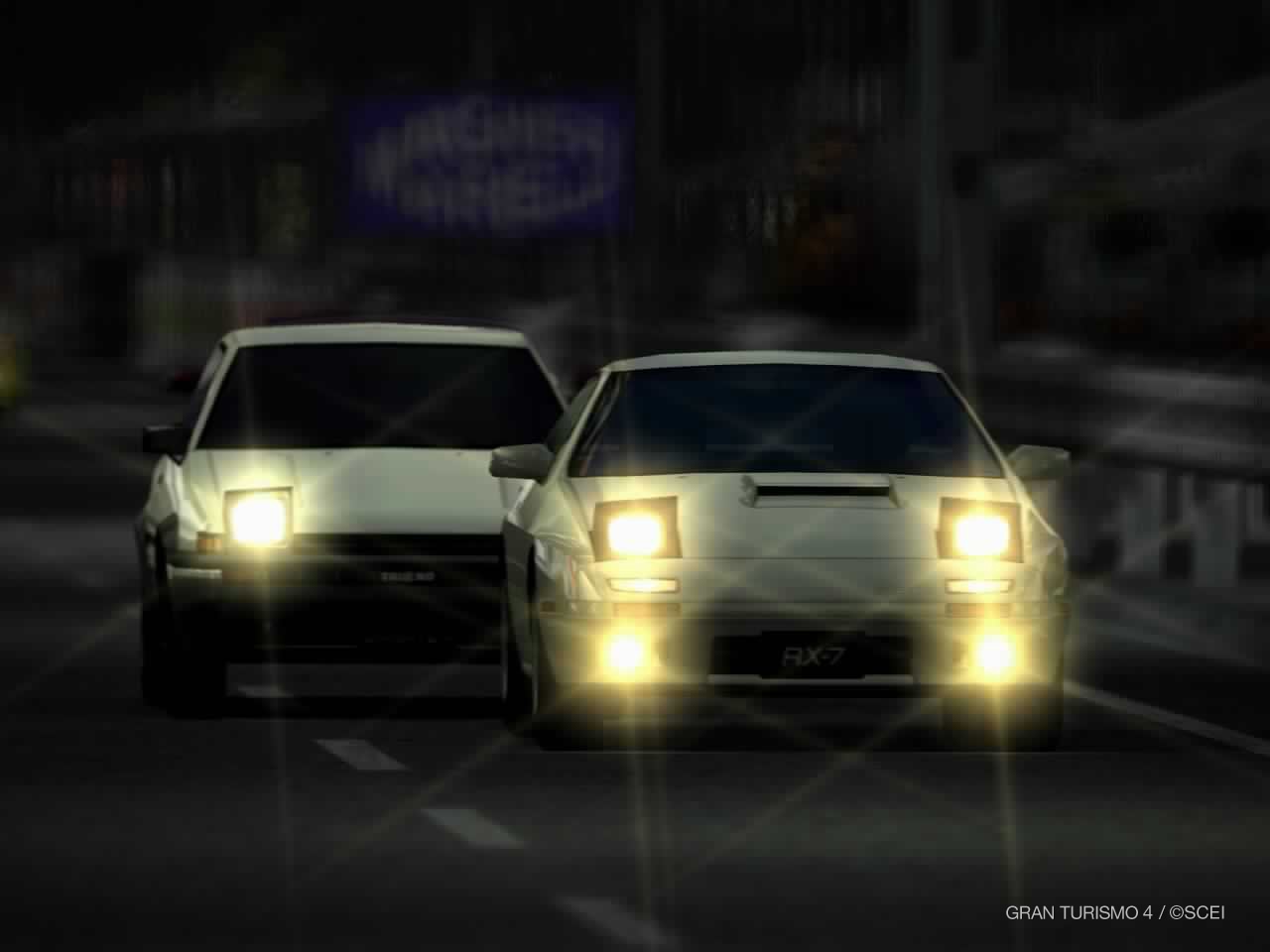 Parte final: Takumi vs Ryosuke, AE86 vs RX7 FC #initiald #mfghost #tak