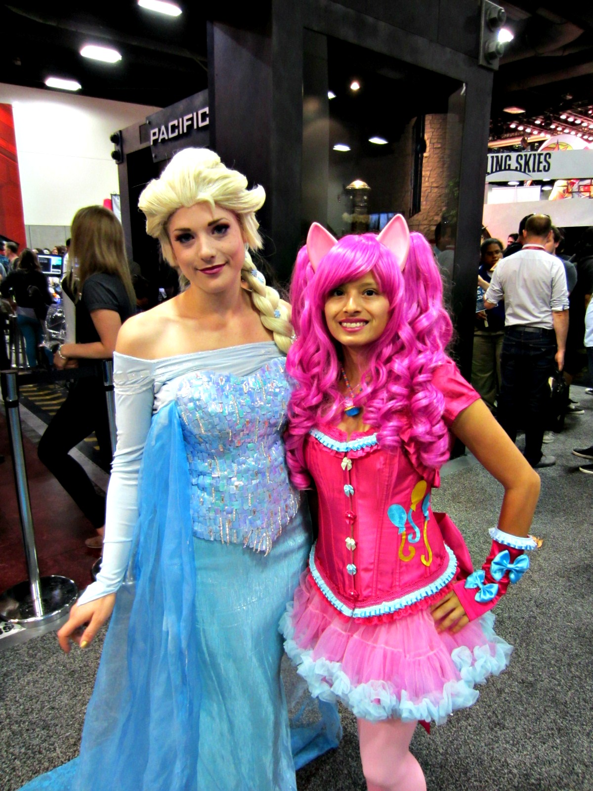 Elsa and Pinkie Pie