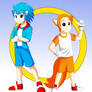 Humanoid Sonic and Tails