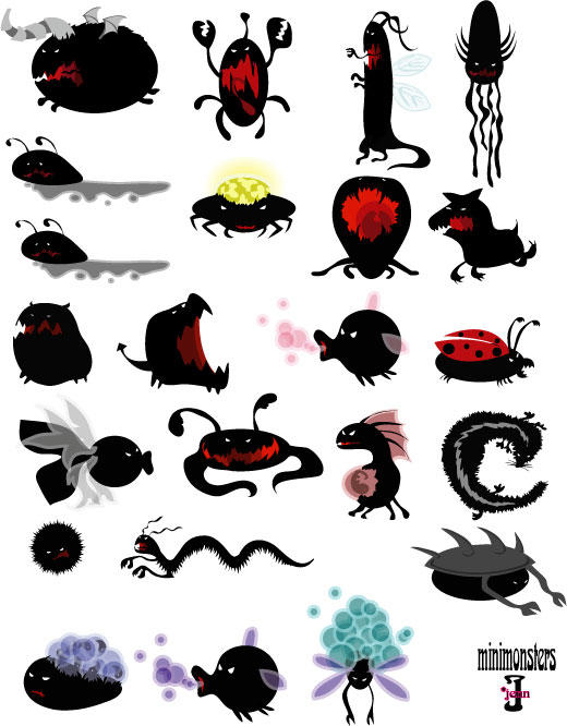 Mini Monster Design Minimonsters by Minimonster by minimonster777 on DeviantArt