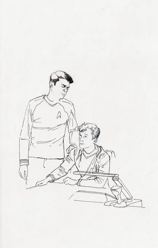 sketch (Pavel Chekov, Leonard McCoy)