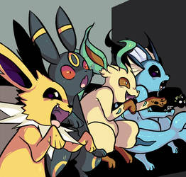 reaction eevees