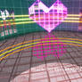 MMD Heart Screen Stage DL
