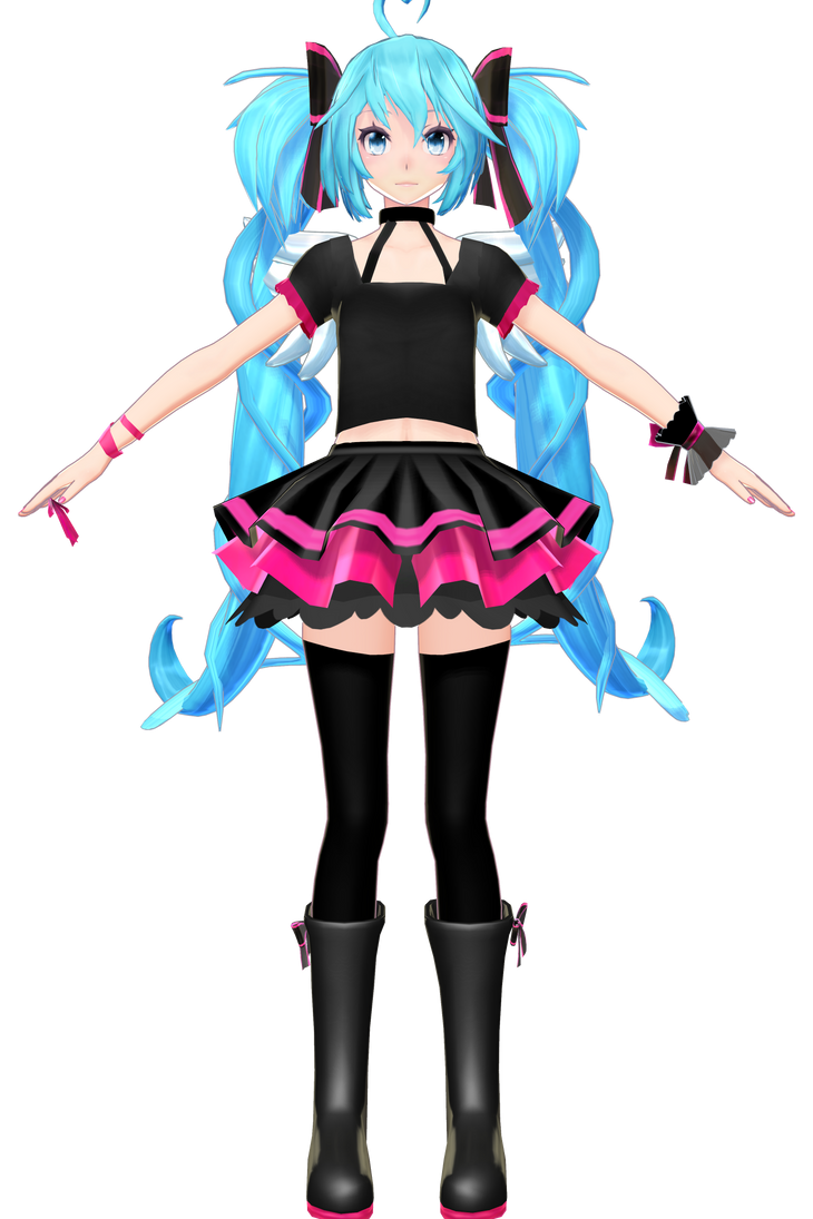 .:TDA out of the gravity Miku WIP 2: by Sushi-Kittie on DeviantArt