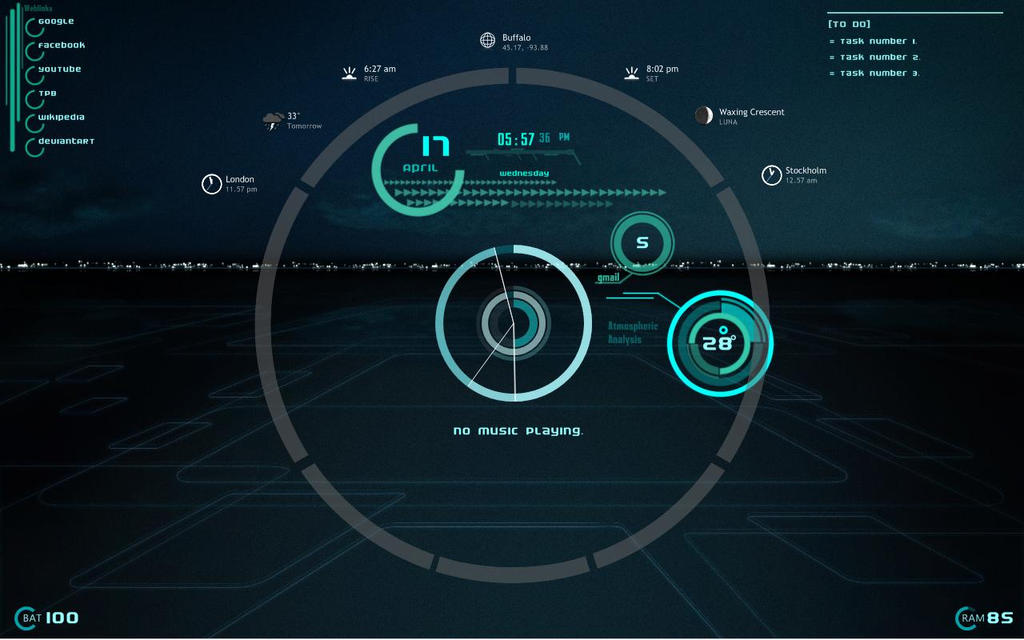 Tron Rainmeter