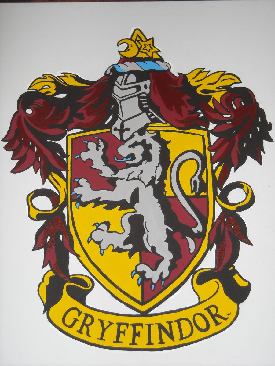 Gryffindor Crest Painting2