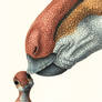 Maiasaura mom and baby