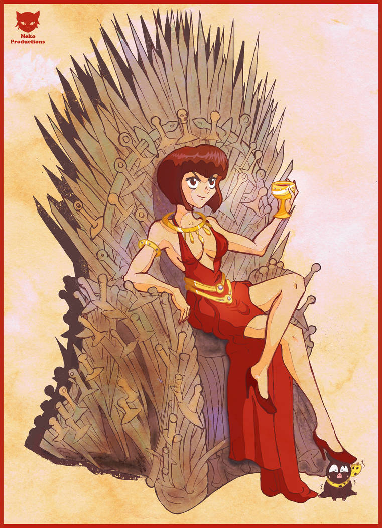 Nabiki on the Iron Throne by neko-productions