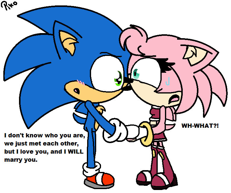 Sonic and Amy VS DeviantArt 