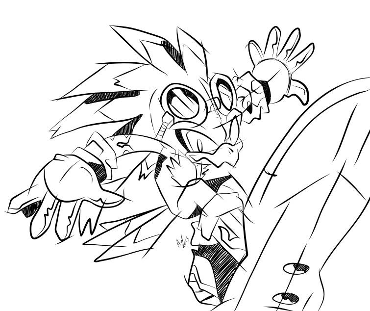 Jet the hawk line art by AdrianaWentz26 on DeviantArt