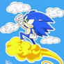 Sonic en la nube voladora