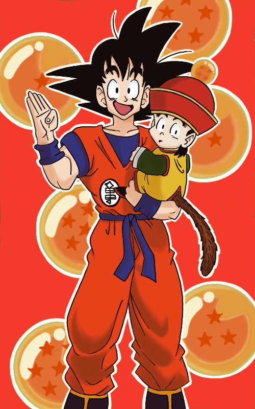 Goku and Gohan