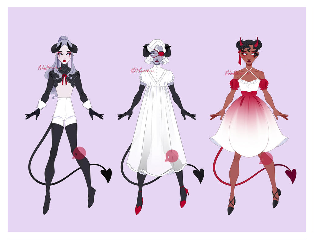 Goth Concubus Adoptables CLOSED by PetitePasserine on DeviantArt