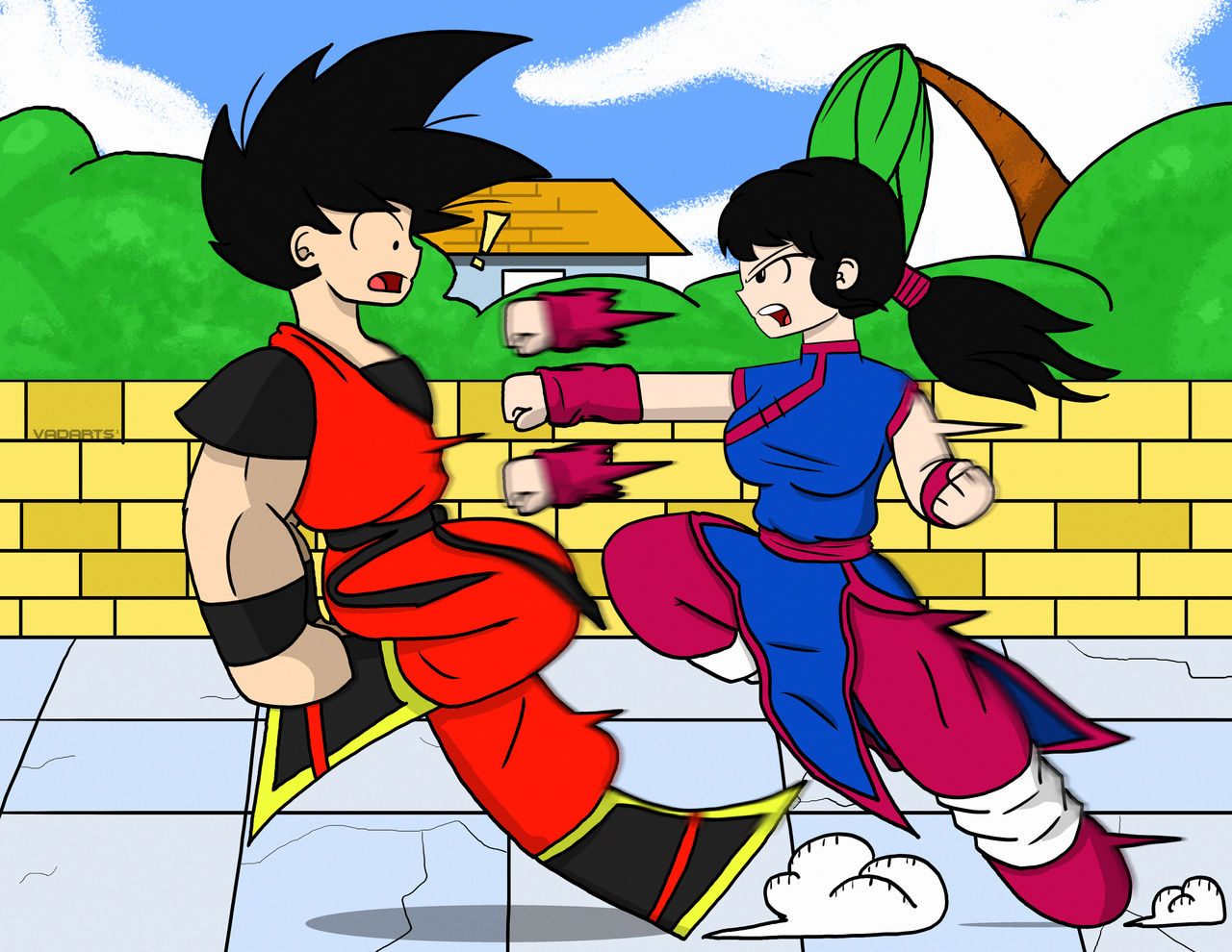 Goku V Chi Chi By Vadarts On DeviantArt goku-v-chi-chi-by-vadarts-on-deviantart