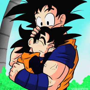 Goten meets Goku