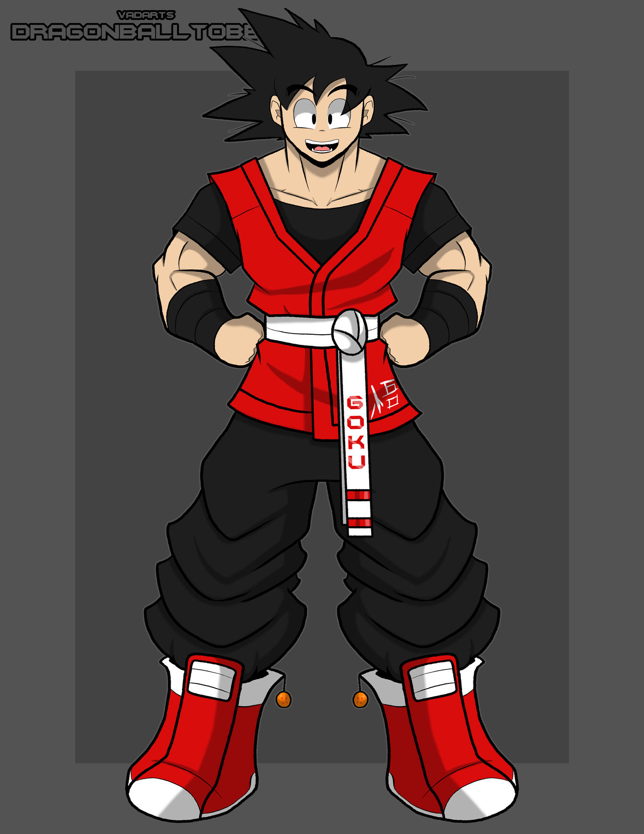 Red Robe Goku Goku (red) by Vadarts on DeviantArt