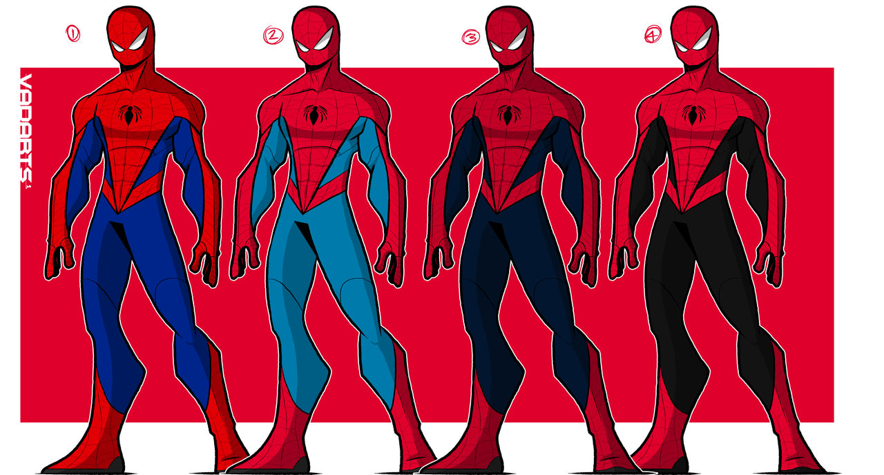 Spider Man Many Color Spider-Man Colors by Vadarts on DeviantArt