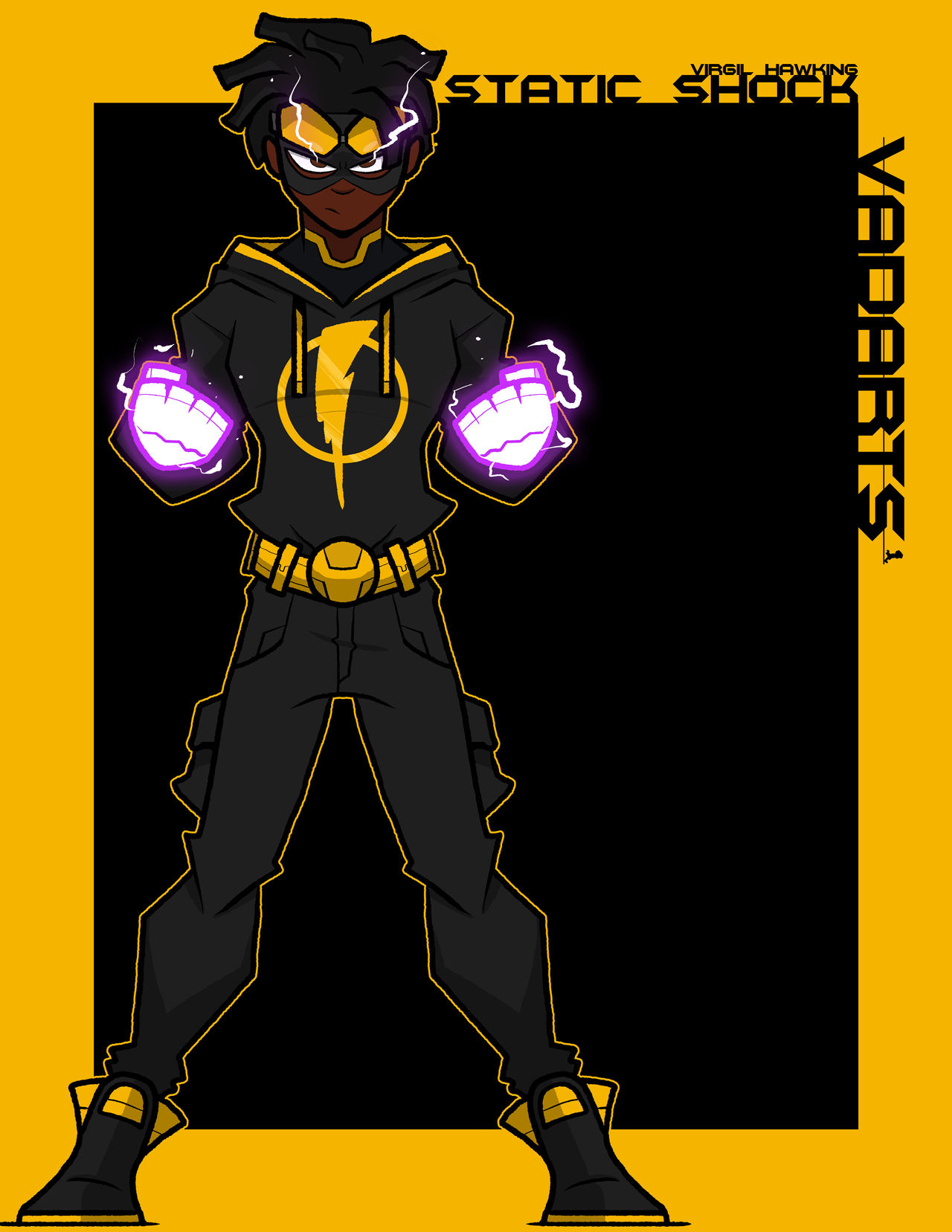 Blackarts Day 7 Static Shock by Vadarts on DeviantArt
