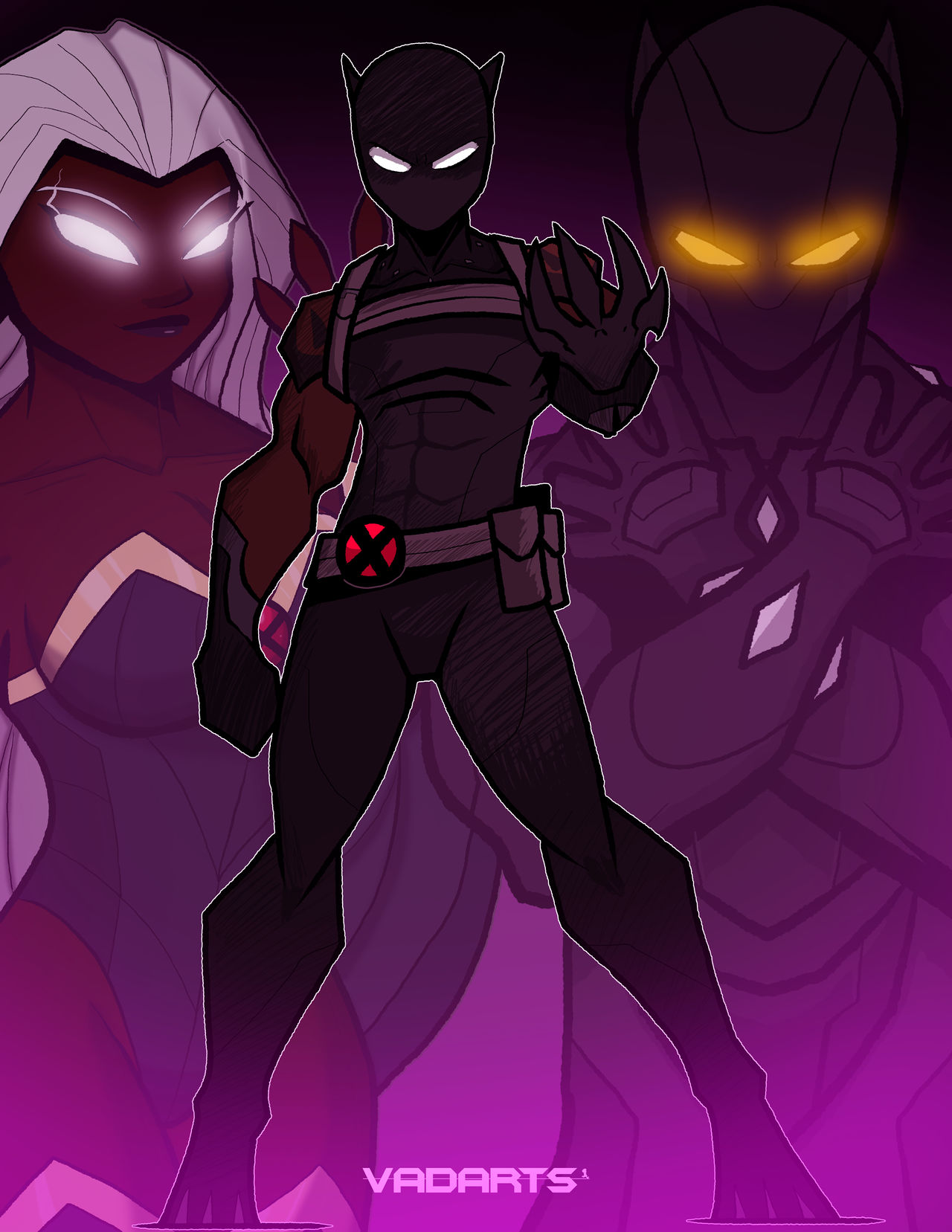 Azari Face Azari (Son of Black Panther and Storm) by Vadarts on DeviantArt