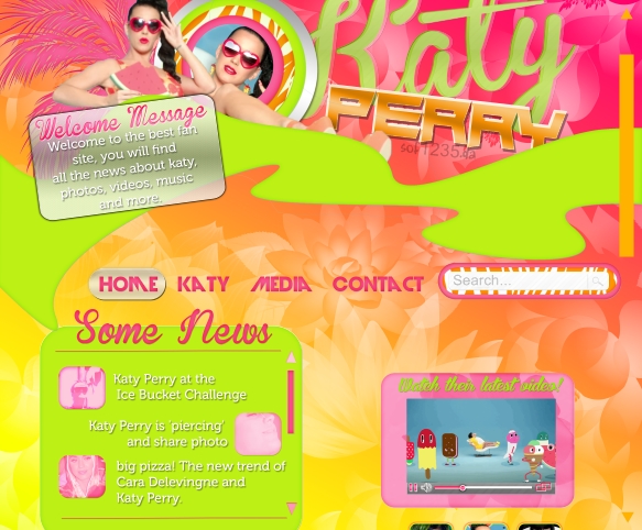 Diseno web de Katy