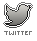 Grey Twitter Button