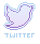 Pastel Blue Twitter Button