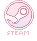 Pastel Steam Button