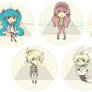 CF10: Vocaloids Button Badges.