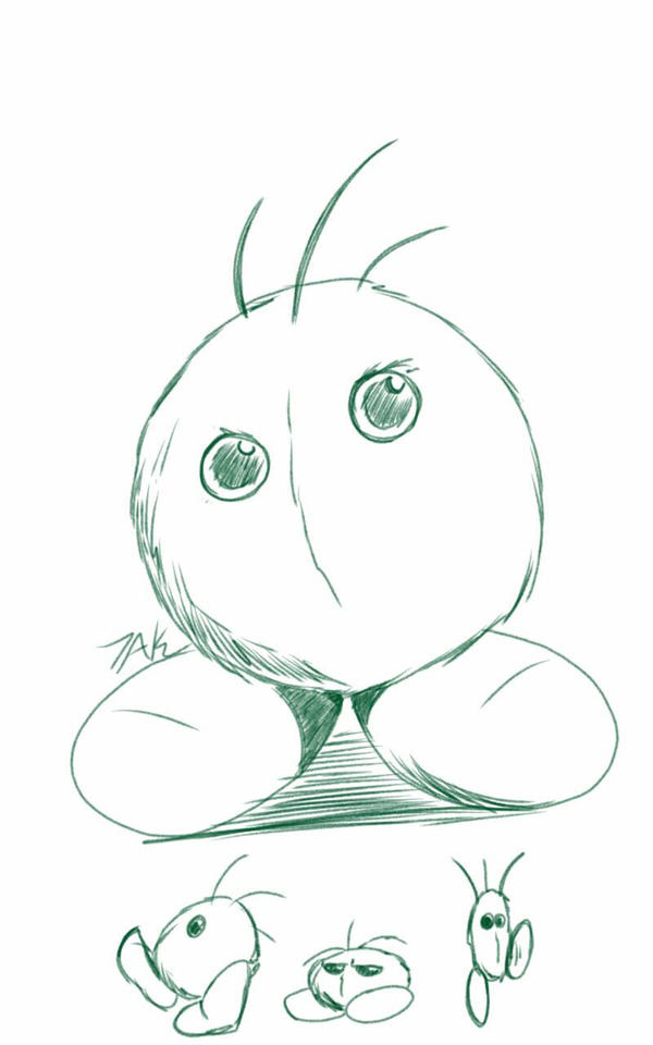 Daily Sketch: Teh Puff