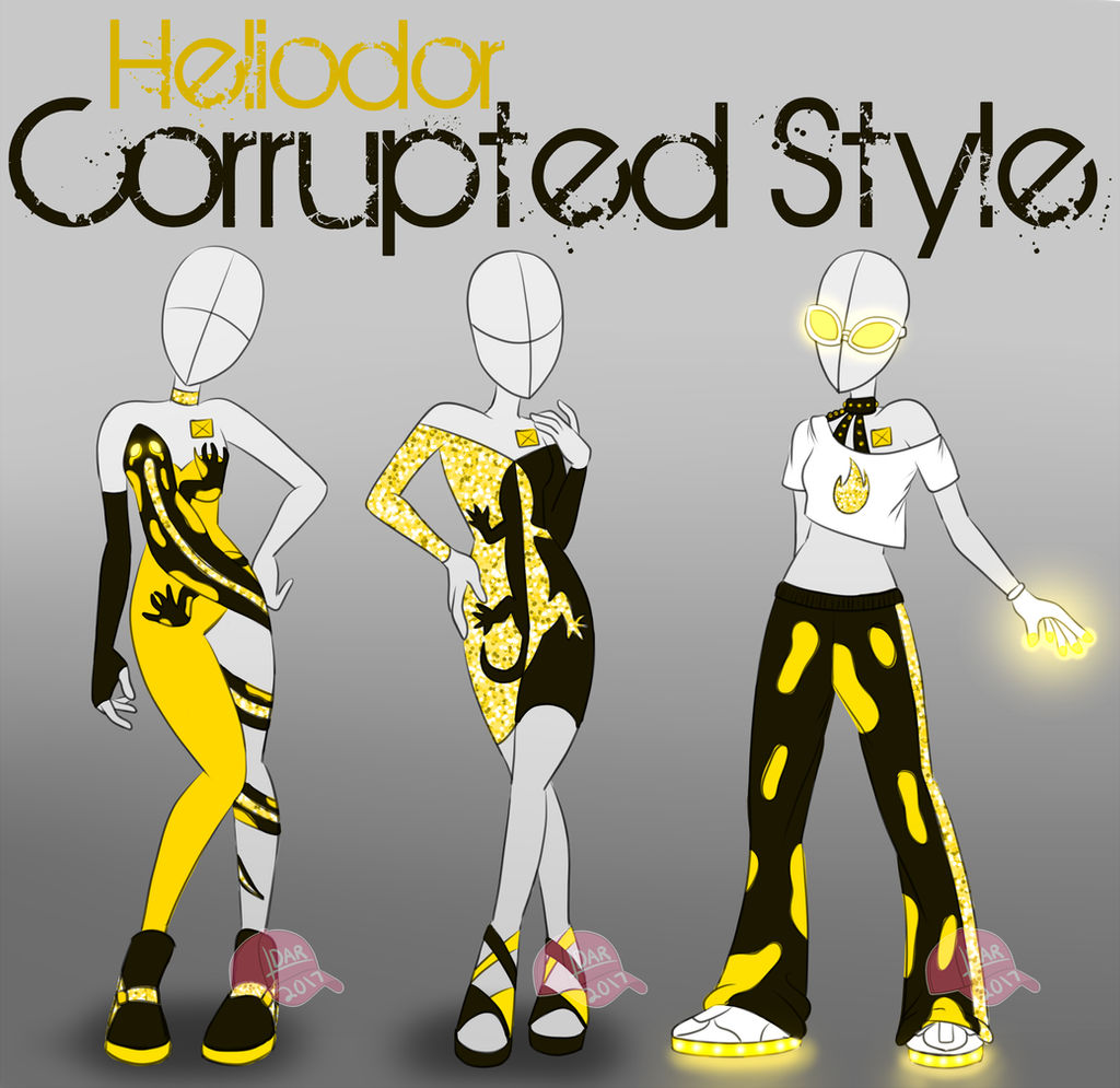 Corrupted Style Gemsona - Corrupted Style by PinkCapPanda on DeviantArt