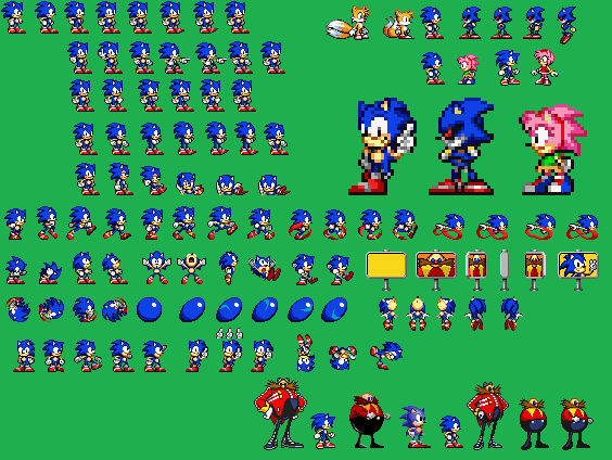 Classic Sonic by ToughLuigi on DeviantArt