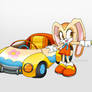 .:Cream the rabbit in the race:.