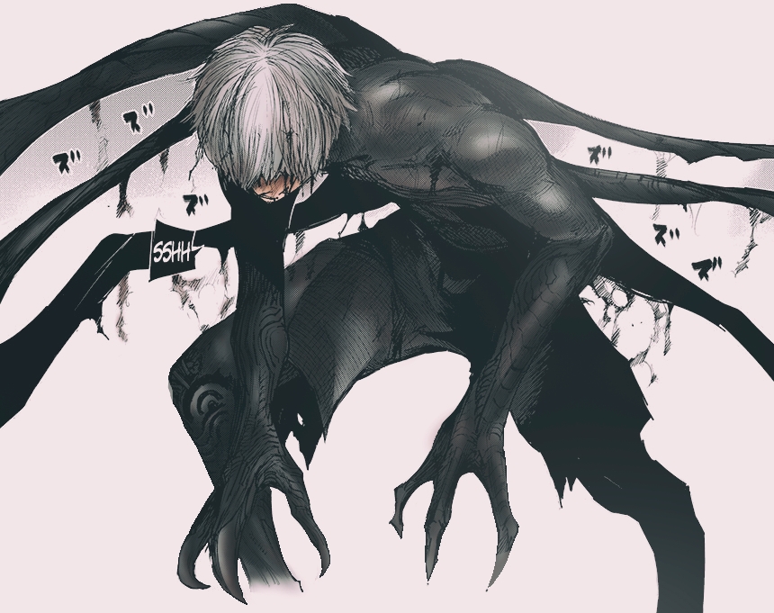 Preview wallpaper kaneki ken, tokyo ghoul, look, gesture, claw