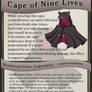 Cape of Nine Lives - Roleplay Item Card