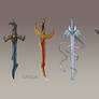 The Elemental Blades, Four Legendary Swords!