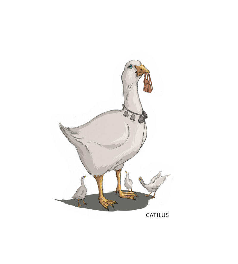 ArtStation - the horrible goose, Untitled Goose Game, HD phone