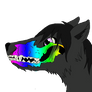 Weird Wolf Skeleton Icon