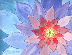 Watercolor Nested Petals