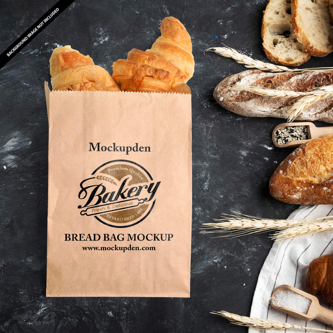 Download Free Bread Bag Mockup Psd Template By Mockupden On Deviantart